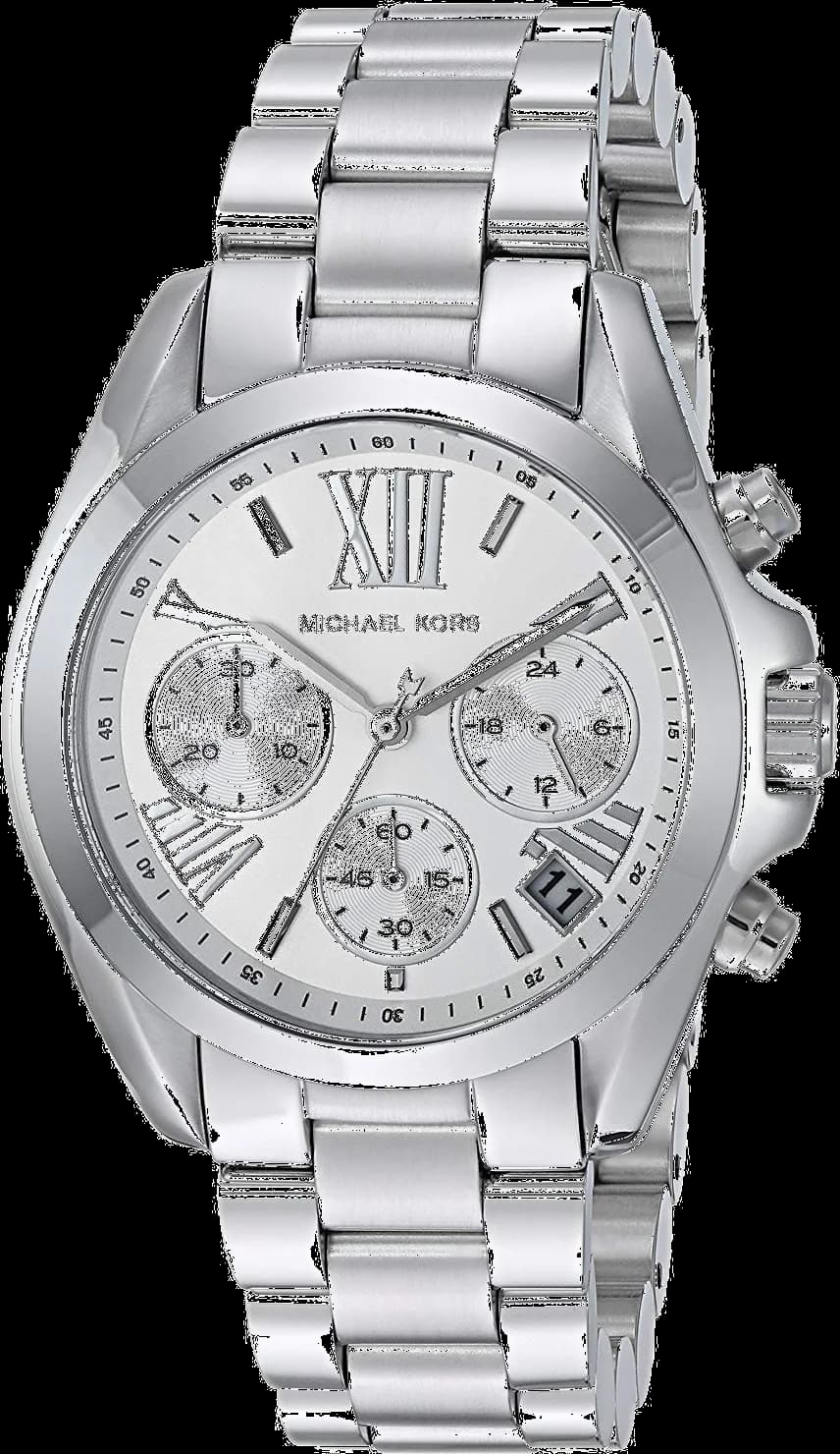 Michael Kors MK6174 Bradshaw — chronographe femme acier argenté — cadran 36 mm