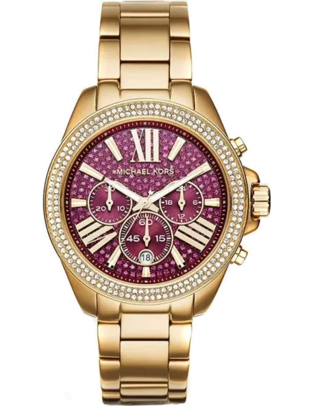 Montre Michael Kors MK6290 Wren Pavée de Cristaux Finition Or