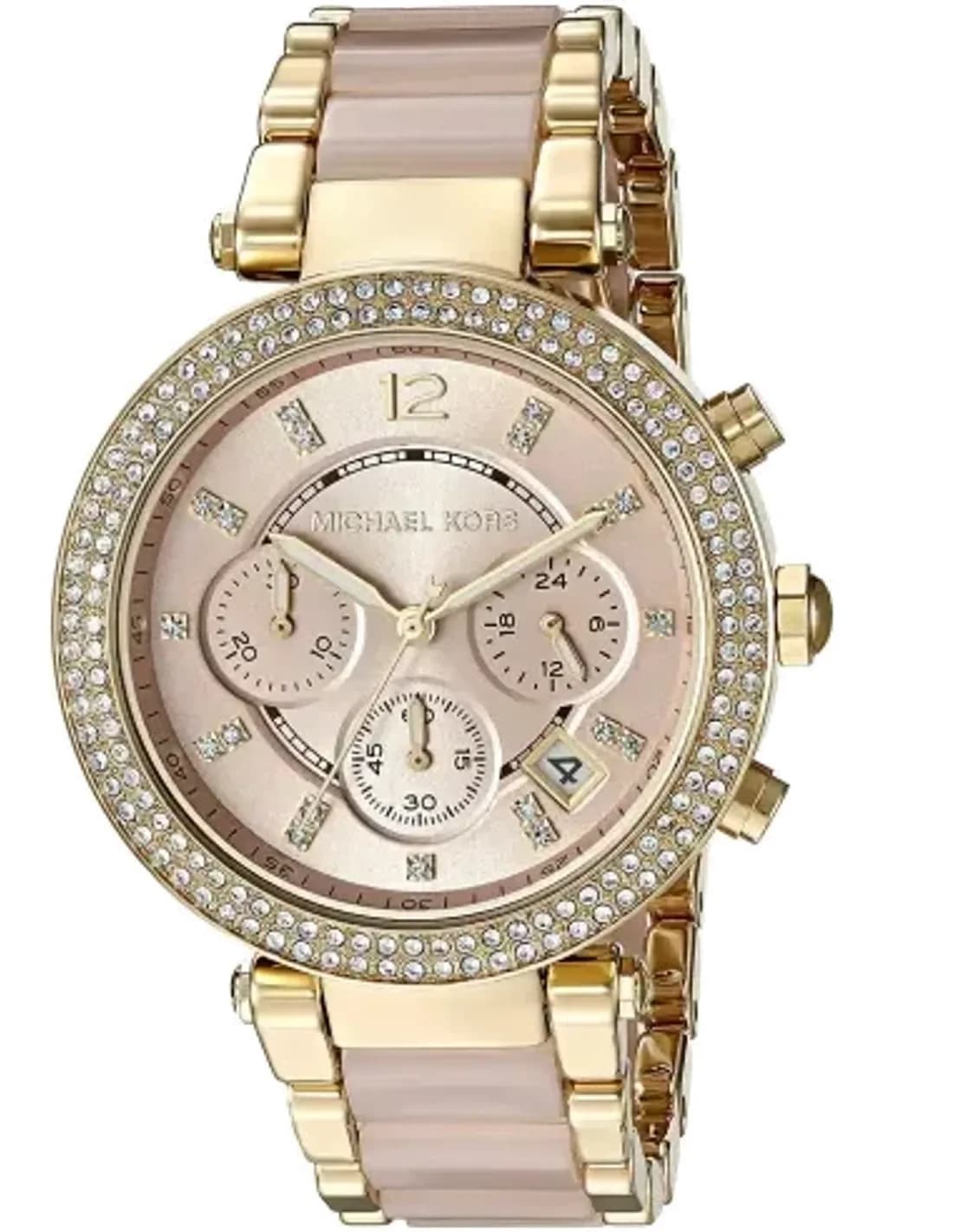 Michael Kors MK6326 Stainless Steel Watch with Champagne Dial