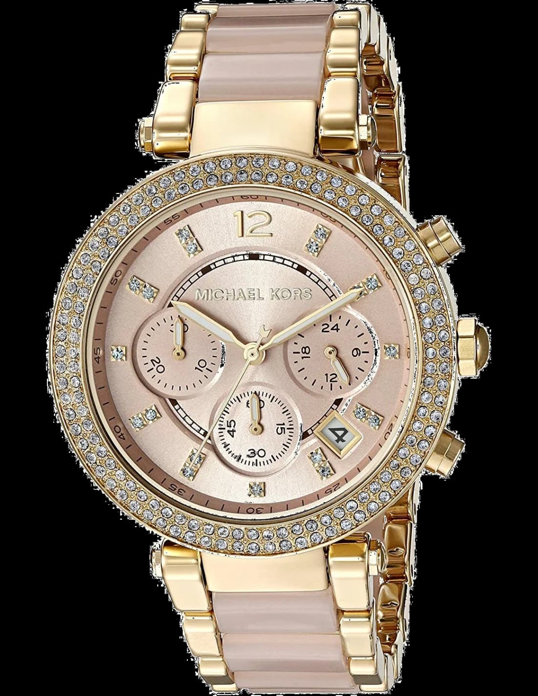 Michael Kors MK6326 Stainless Steel Watch with Champagne Dial