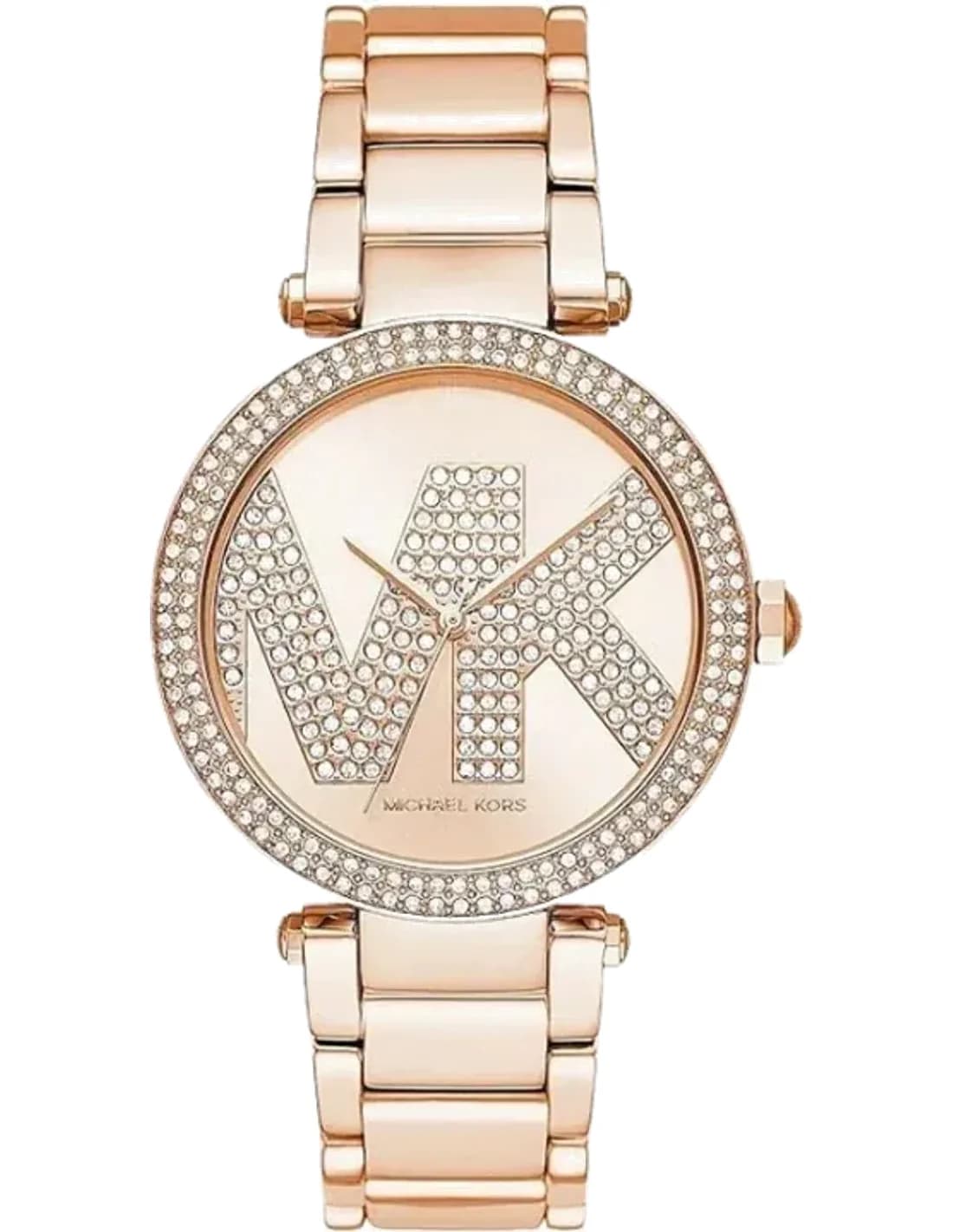 Michael Kors Parker MK6660 women's watch, rose gold dial, stainless steel bracelet