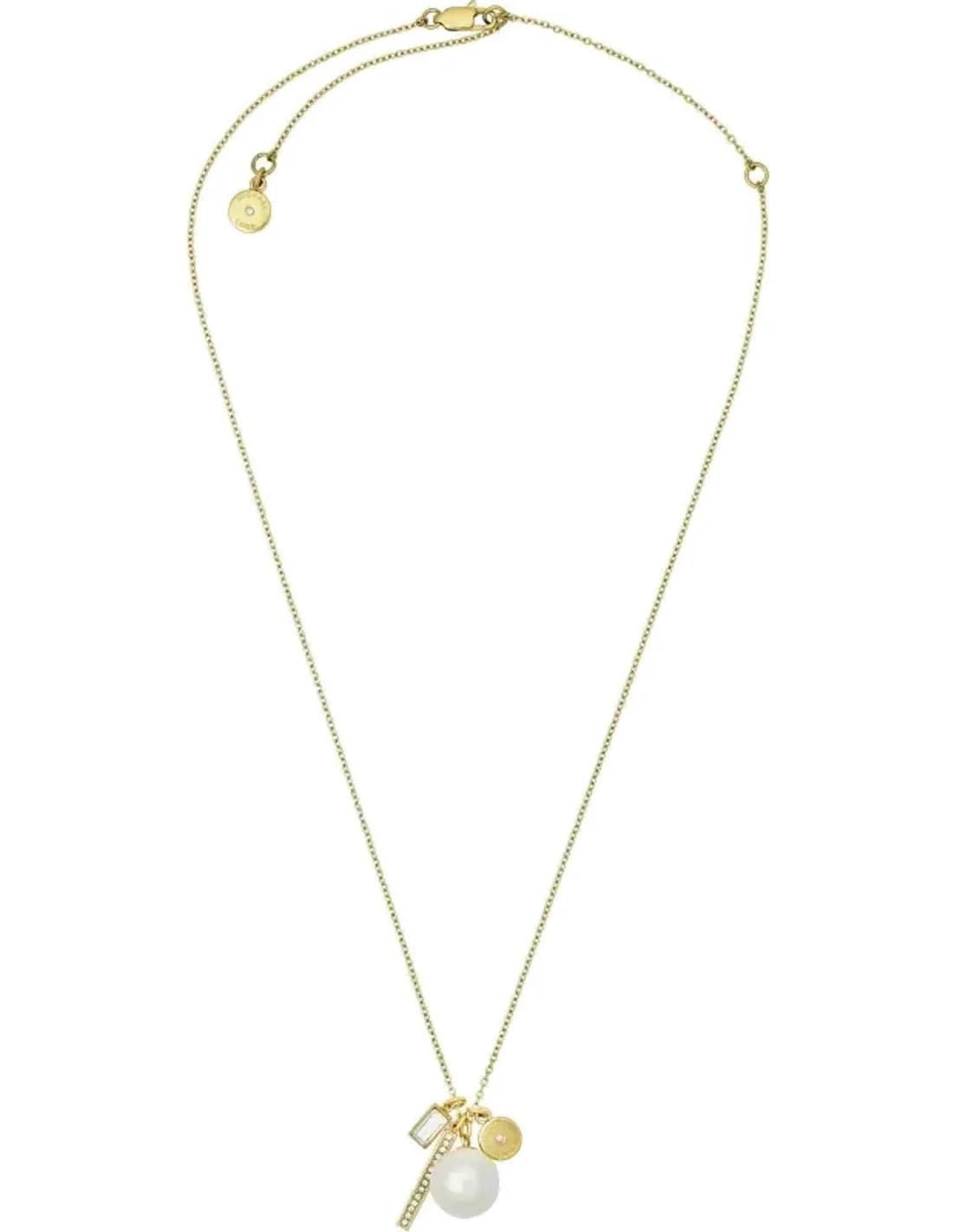 Collier Michael Kors MKJ6668710 acier doré avec perle