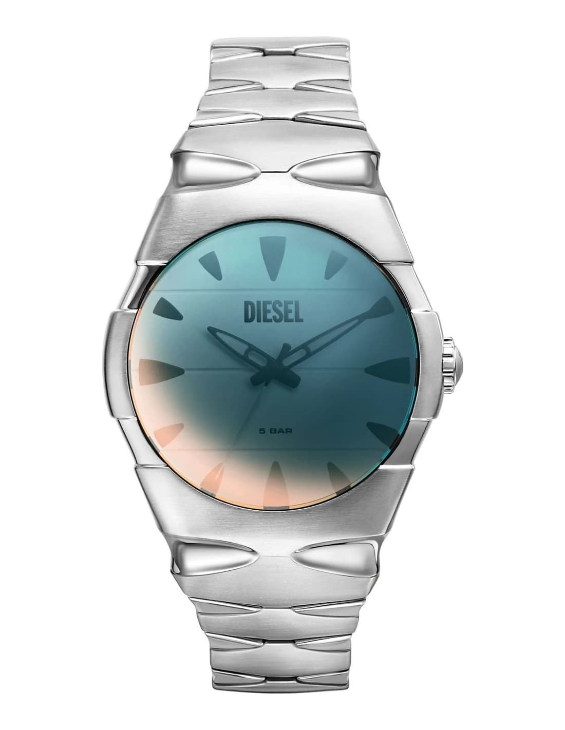 Diesel DZ2212 montre homme, cadran bleu et bracelet acier