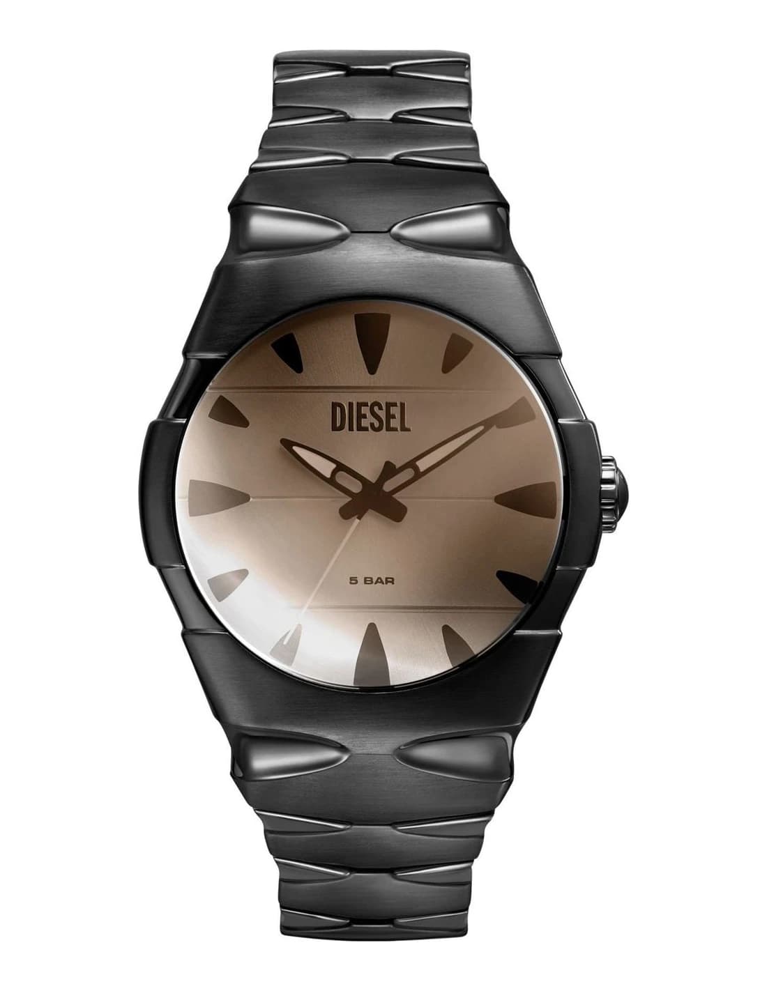 Diesel DZ2213 montre homme, cadran marron et bracelet acier