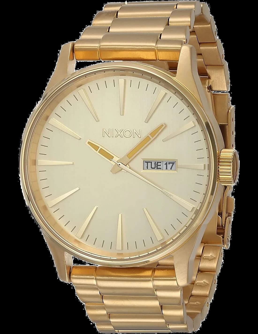 Montre Homme Nixon Sentry SS A356-502 Bracelet acier doré