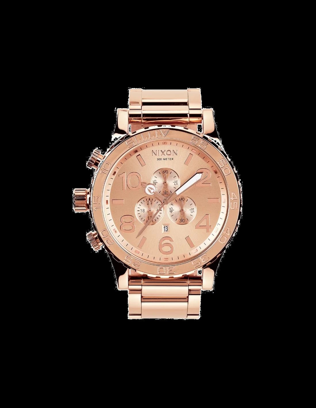 Montre Homme Nixon The 51-30 Chrono A083-897 en acier or rose