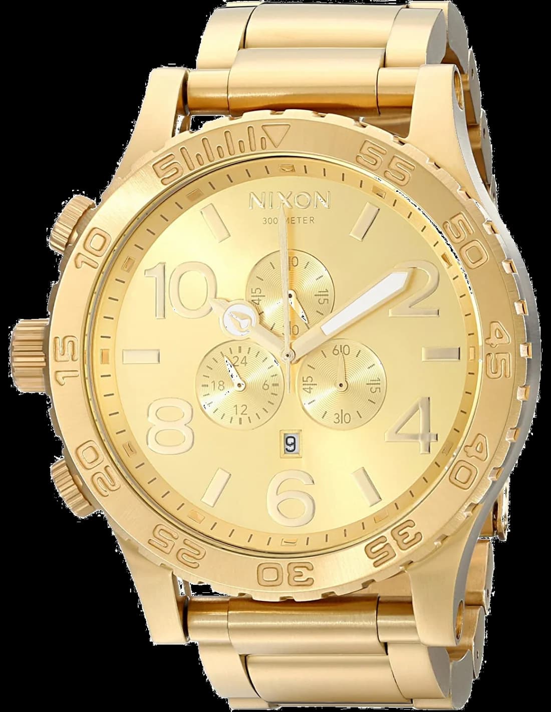 Montre Homme Nixon The 51-30 Chrono A083-502 Acier doré