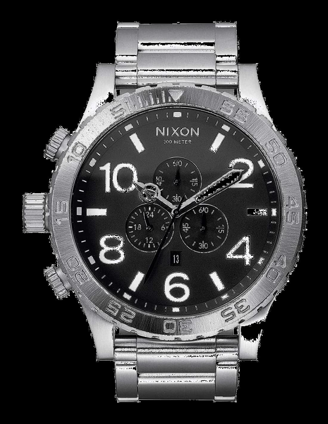 Montre Homme Nixon 51-30 Chrono Acier cadran noir A083-000-00