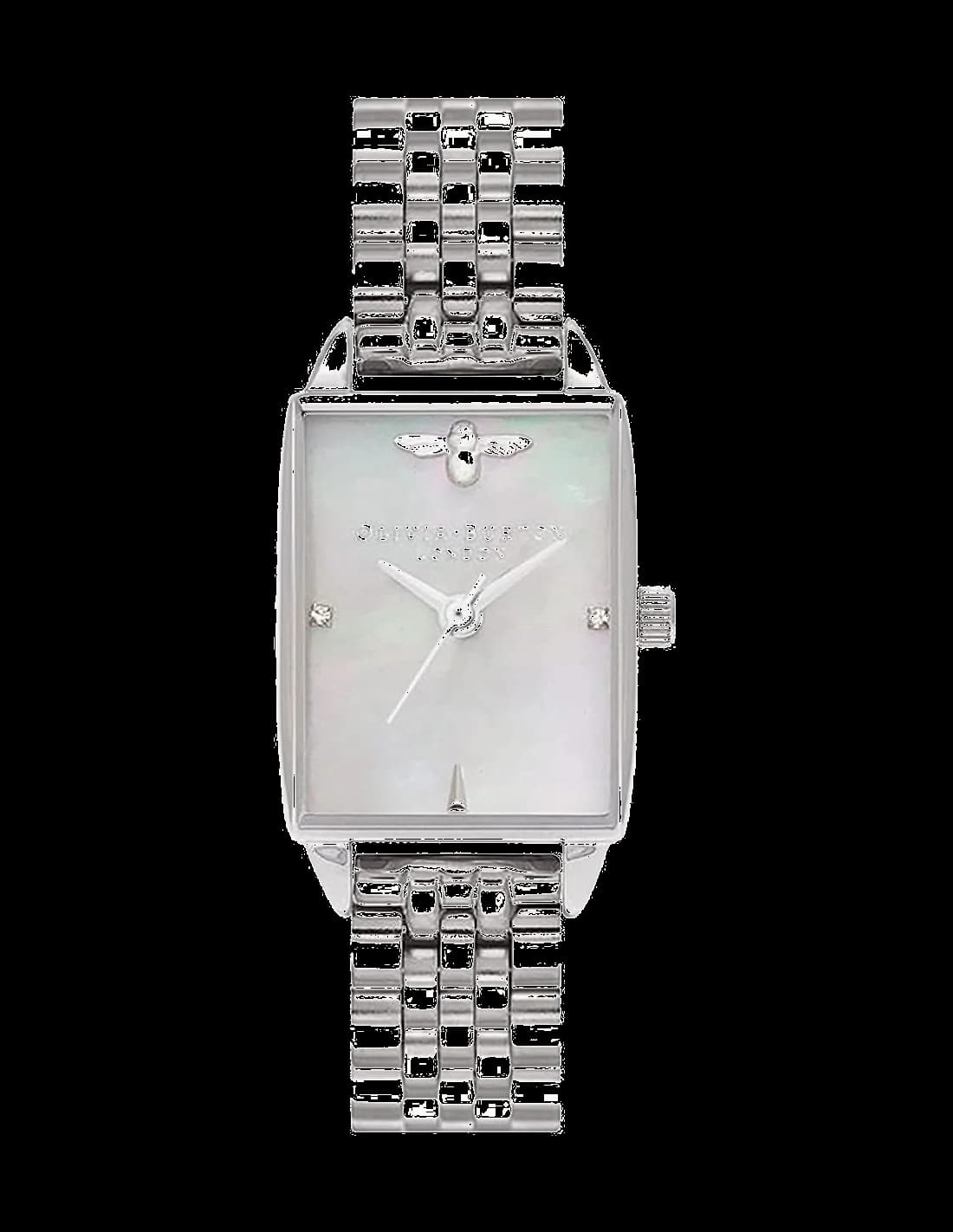 Montre Olivia Burton OB16BH03 Bee Hive en acier et nacre