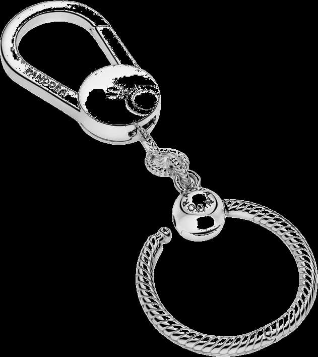 Petit Porte-Charms pour Sac Pandora Moments forme de coeur