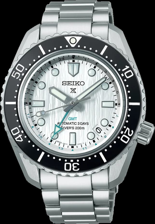 Seiko SPB439J1 Prospex GMT Automatic Silver Dial Watch