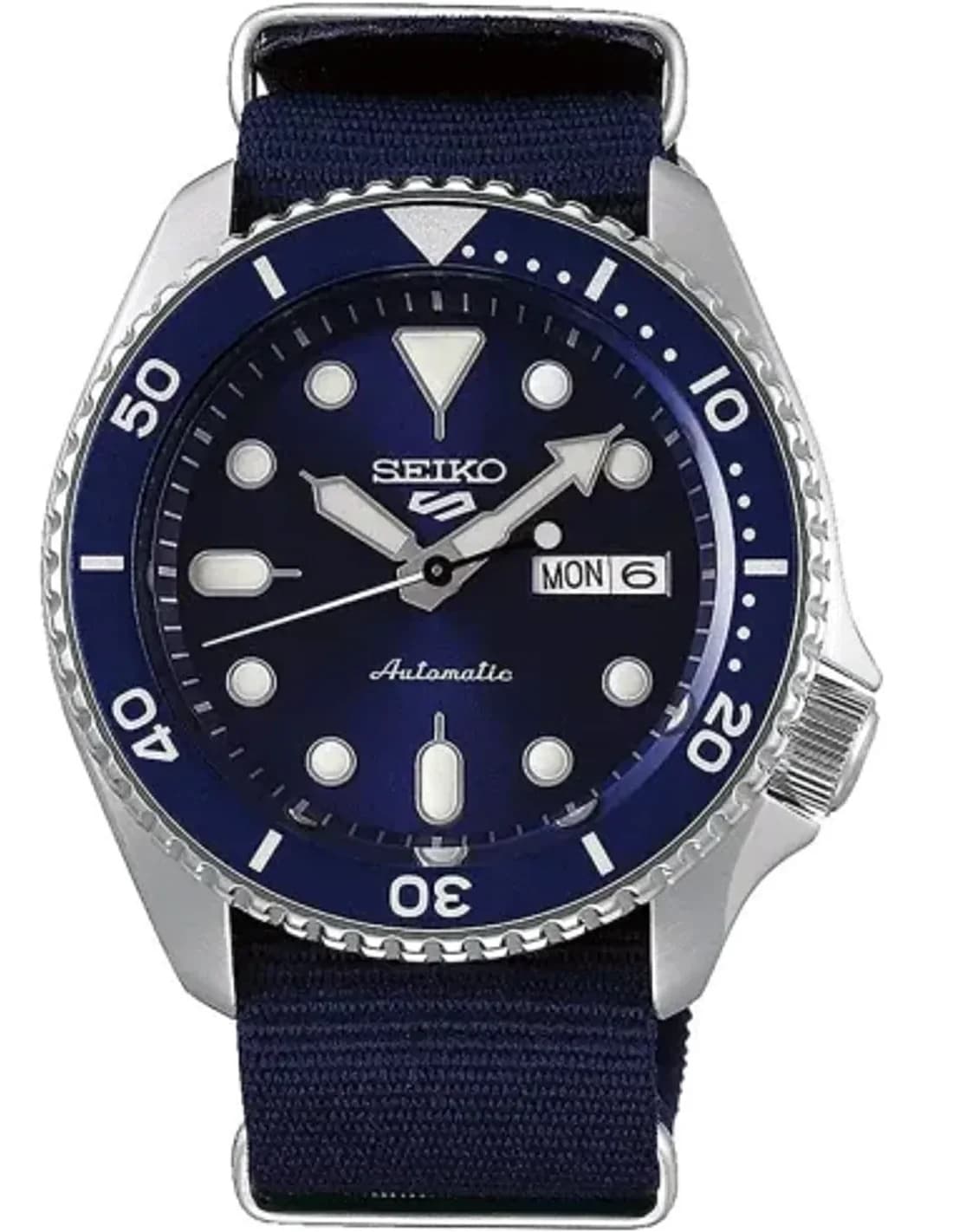 Seiko SRPD51K2 Automatic Blue Dial NATO Strap Watch