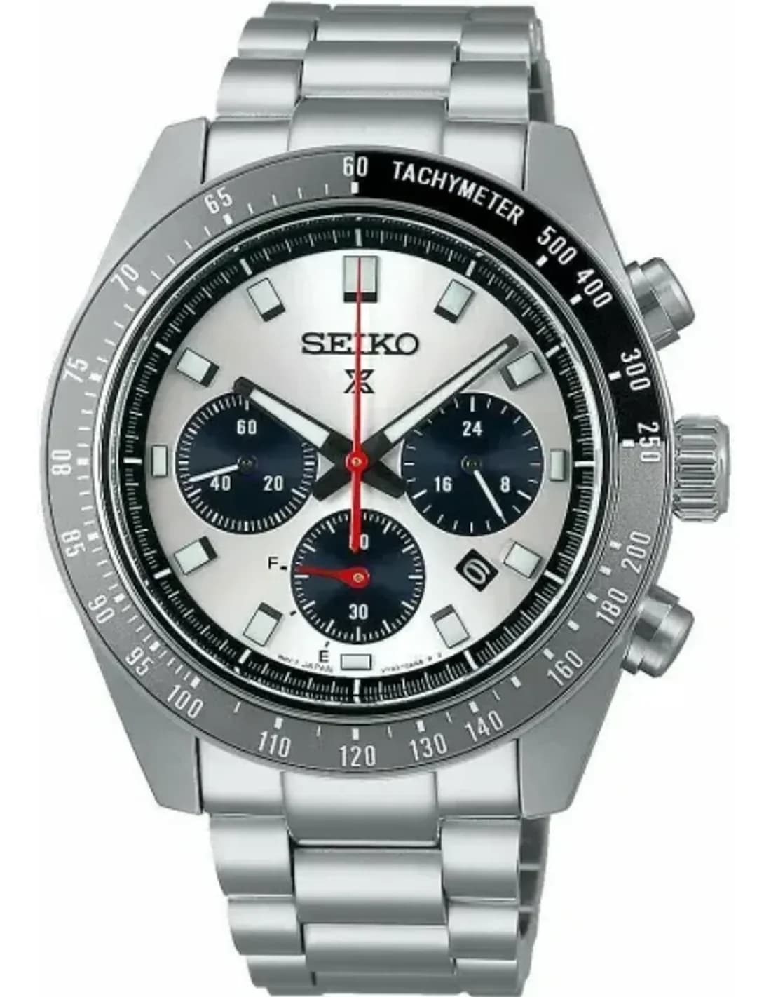 Seiko SSC911P1 Prospex Speedtimer Solar Stainless Steel Silver Watch