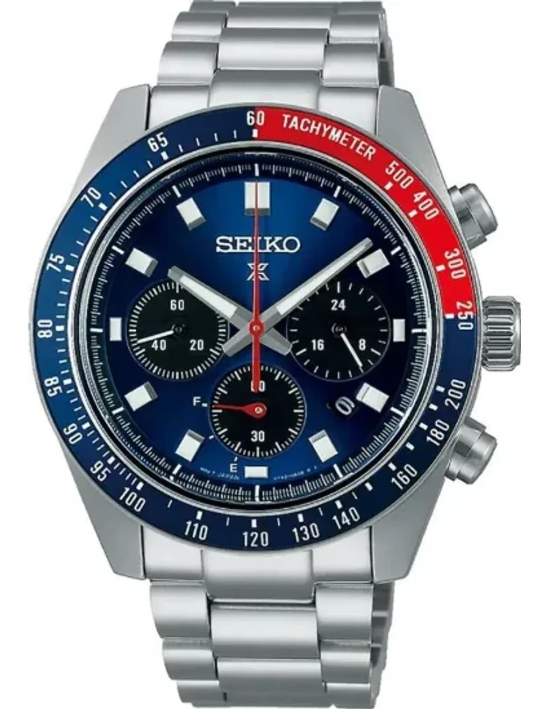 Seiko SSC913P1 Solar Chronograph Stainless Steel Blue Dial Watch