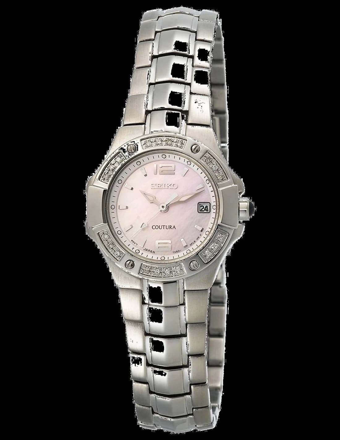 Seiko SXD691P1 Coutura Diamond and Sapphire Crystal Women's Watch