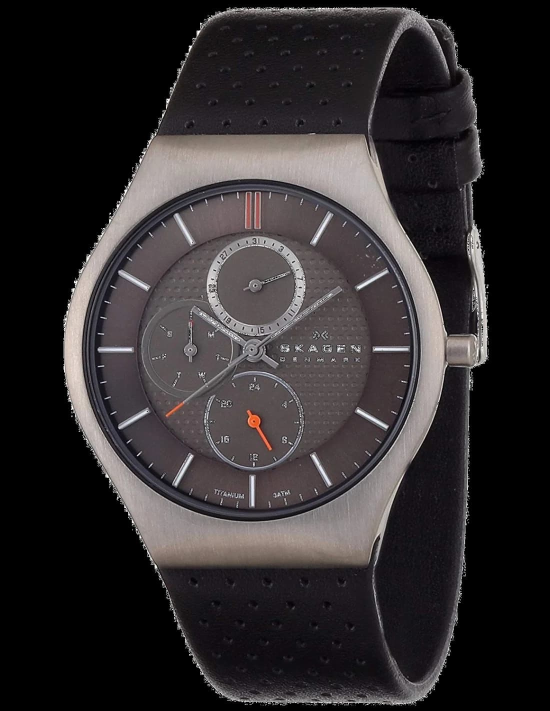Men's Watch Skagen 806XLTLM Chronograph in Black Leather