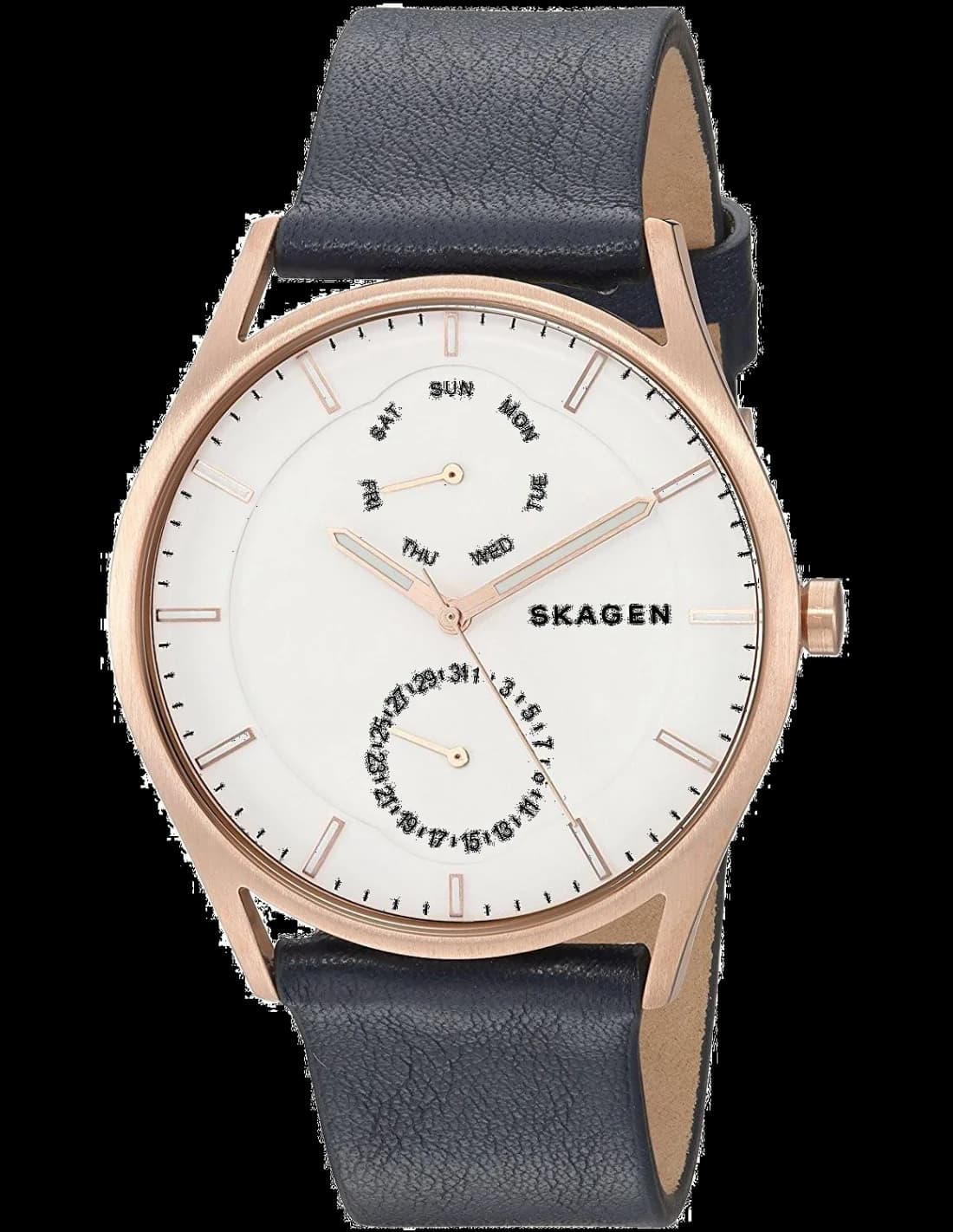 Montre Skagen SKW6372 avec bracelet en cuir souple