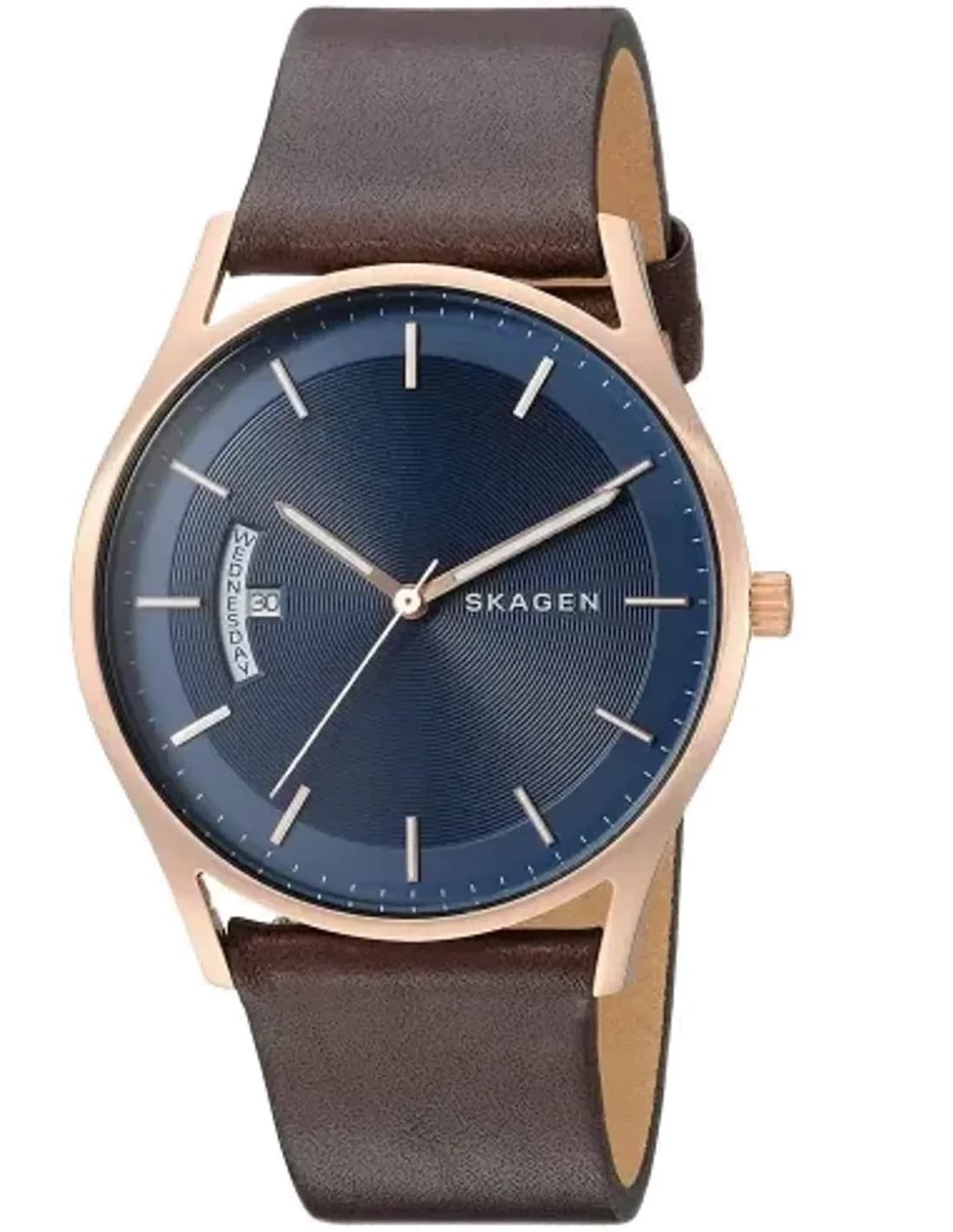 Skagen SKW6395 Holst Watch with Brown Leather Strap