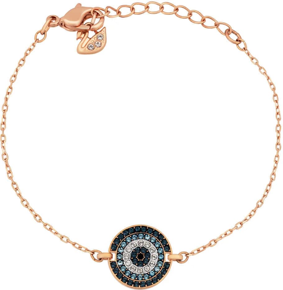 Bracelet Swarovski Luckily 5429128 plaqué or rose incrusté de cristaux