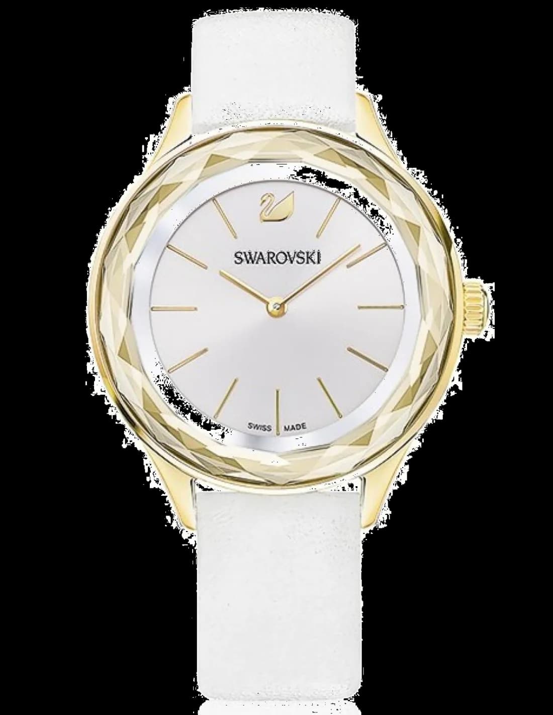 Swarovski Octea Nova 5295337 Women's Watch White Leather Strap