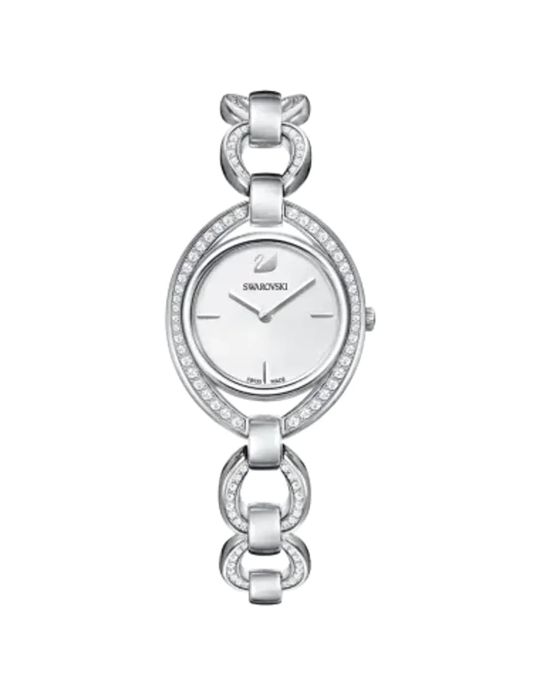 Swarovski 5376815 Stella Oval Silver Metal Watch