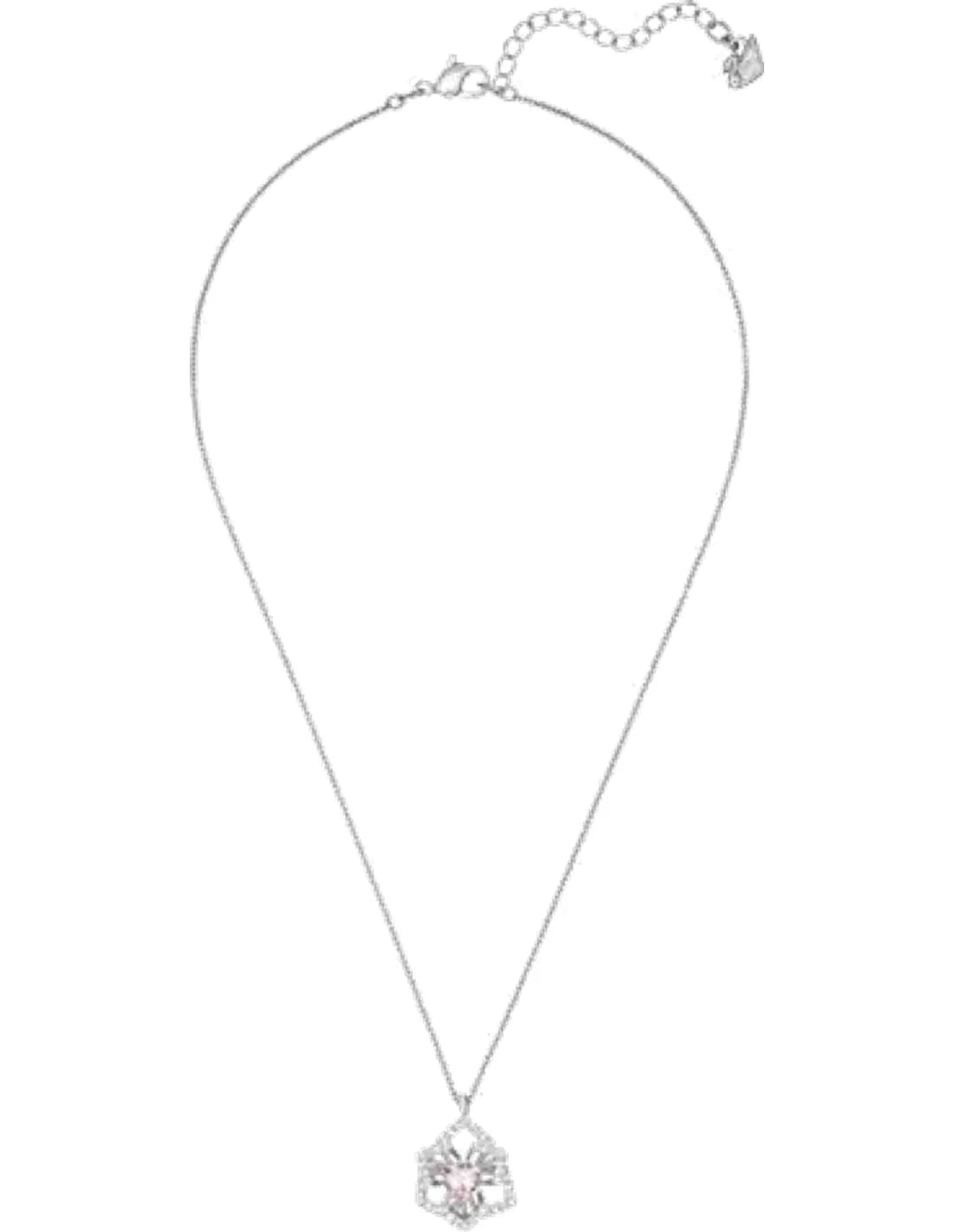 Collier Swarovski Linda 5397401 plaqué rhodium incrusté de cristaux