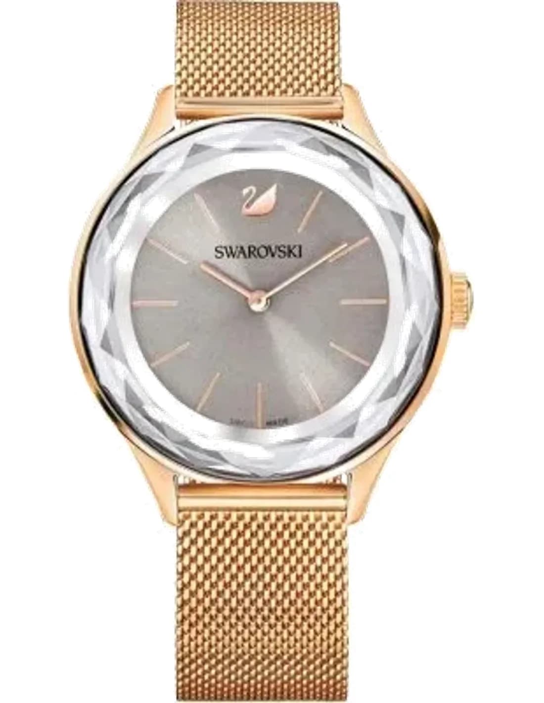 Swarovski 5451634 Octea Nova Rose Gold Stainless Steel and Milanese Mesh Watch