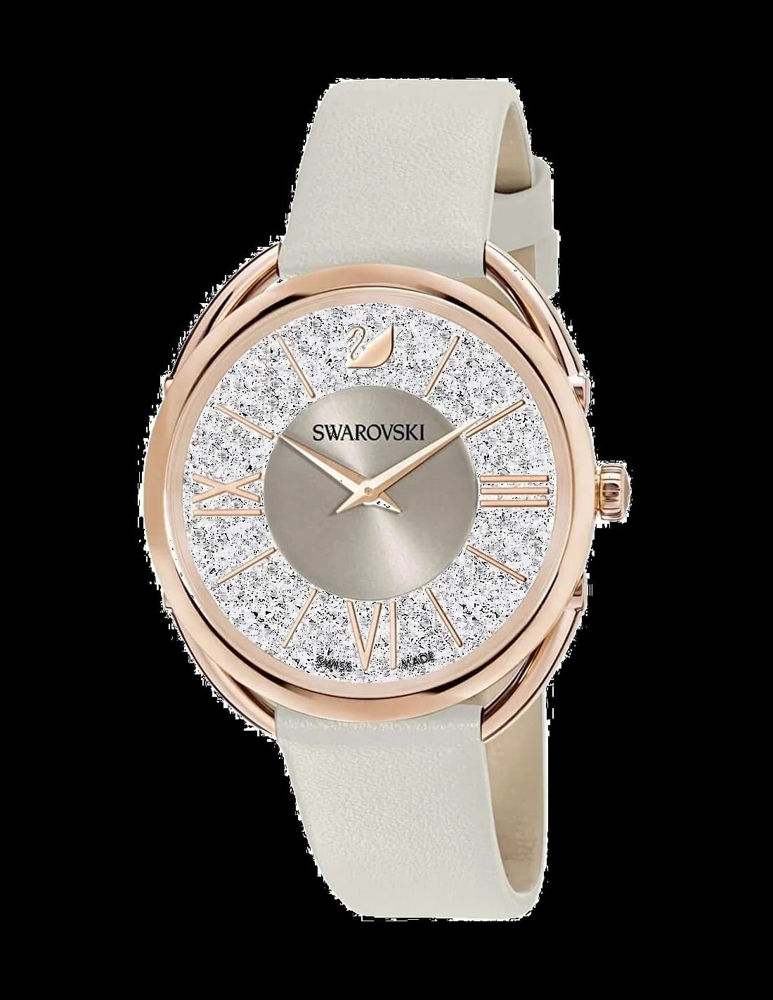 Swarovski 5452455 Crystalline Glam Women's Watch with Beige Leather Strap