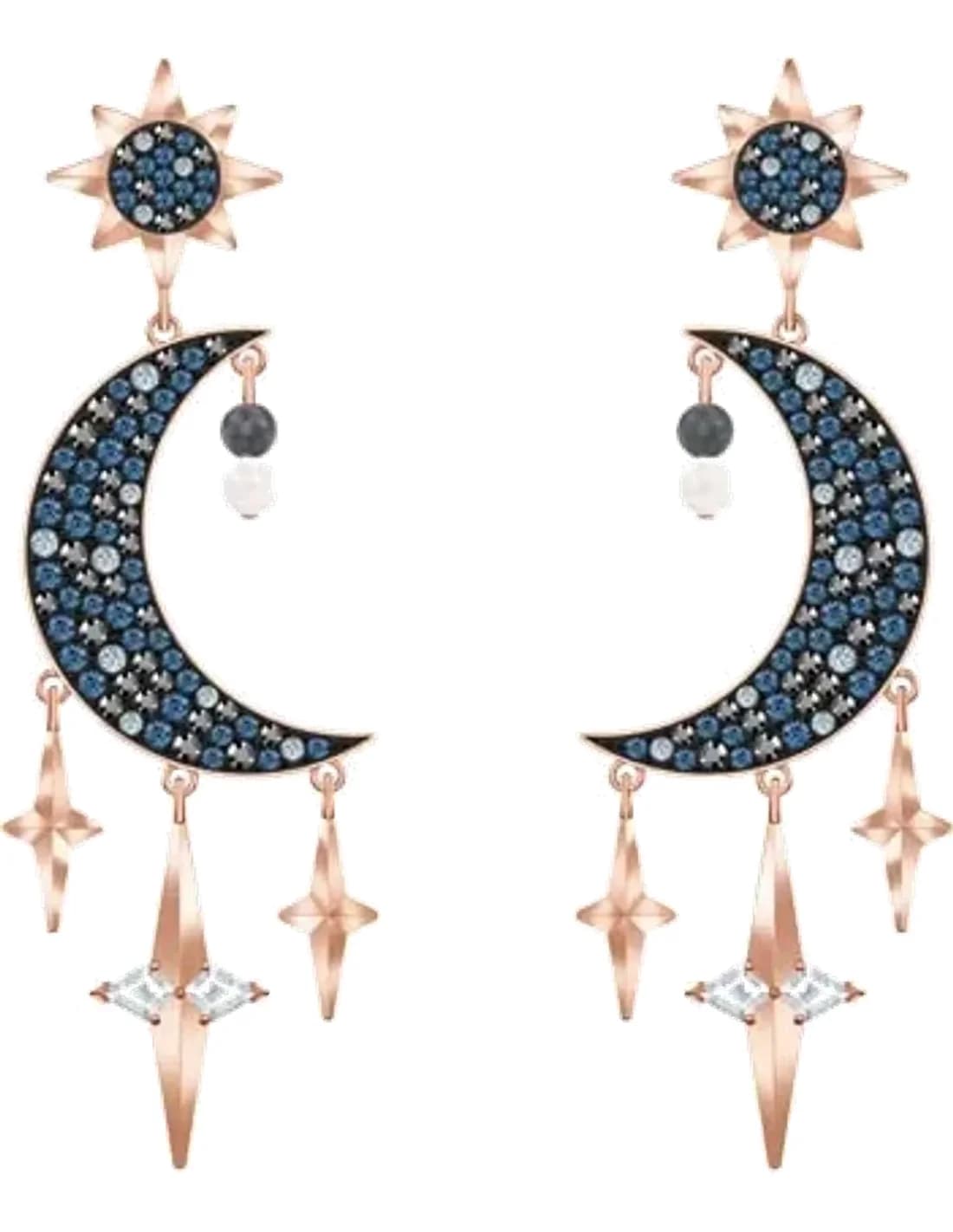 Swarovski Symbolic 5489536 Rose Gold Plated Crystal Earrings