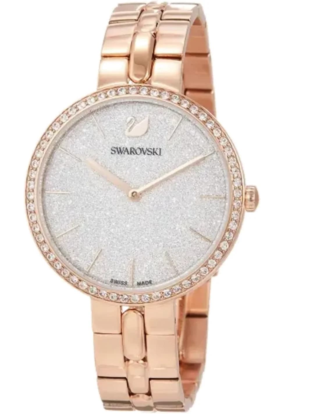 Swarovski 5517803 Cosmopolitan Watch in Rose Gold Stainless Steel and Diamond Powder