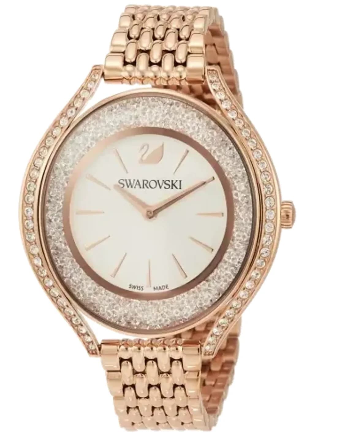 Swarovski 5519459 Rose Gold Steel and Crystal Watch
