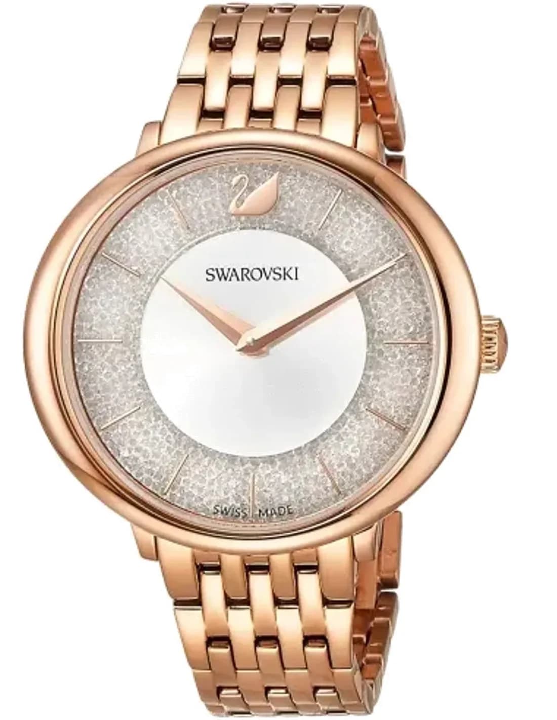Swarovski 5544590 Crystalline Chic Rose Gold Plated Stainless Steel Watch