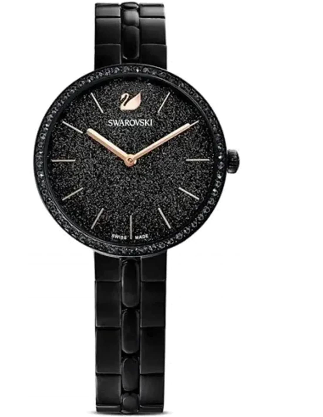 Women's Swarovski Cosmopolitan 5547646 Black Diamond Powder Watch