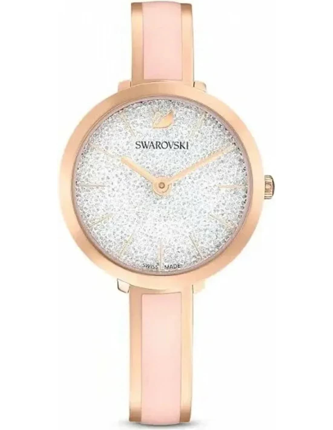 Swarovski 5642221 Crystalline Delight Rose Steel Watch