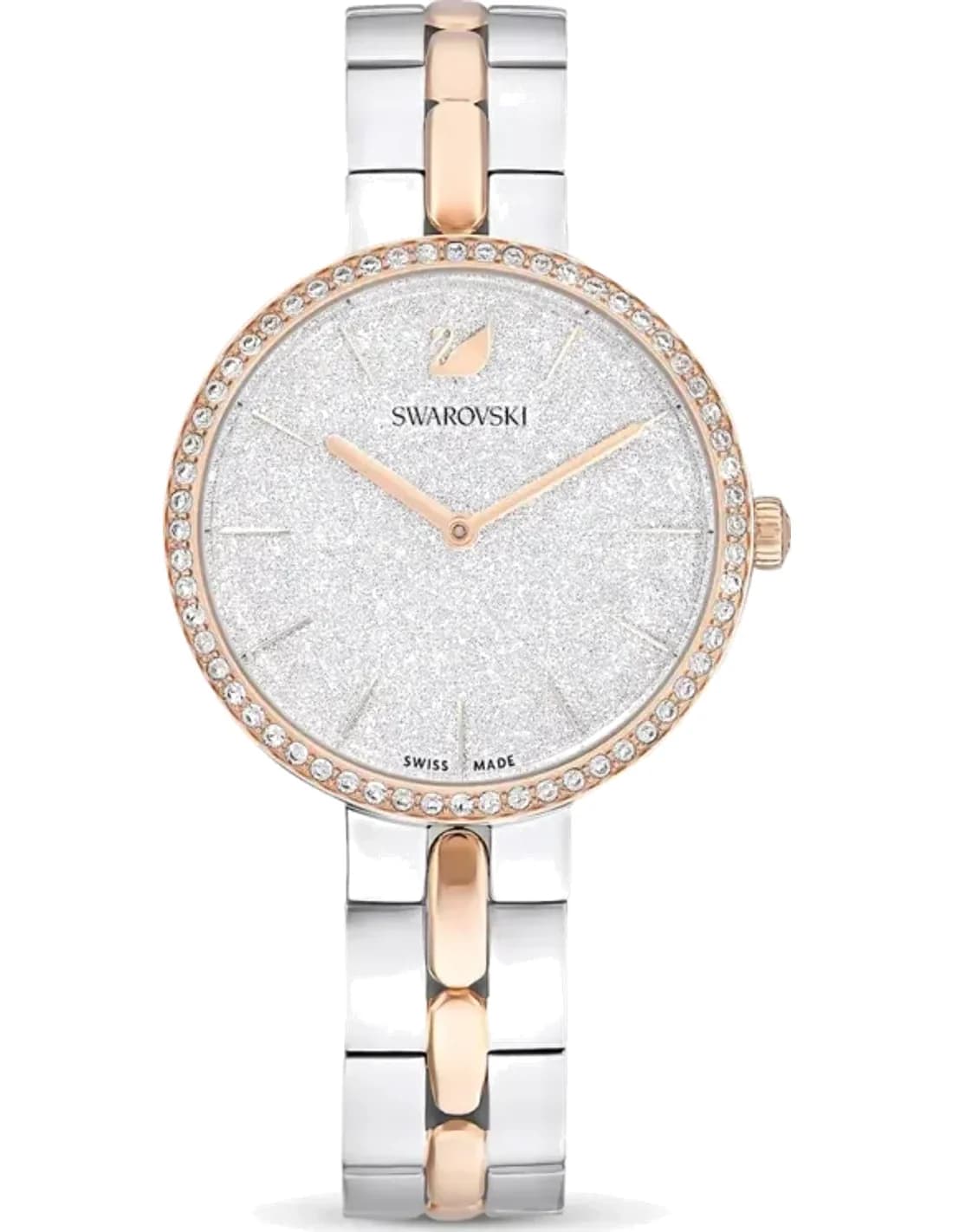 Swarovski Cosmopolitan 5644081 watch with two-tone silver and rose gold bracelet