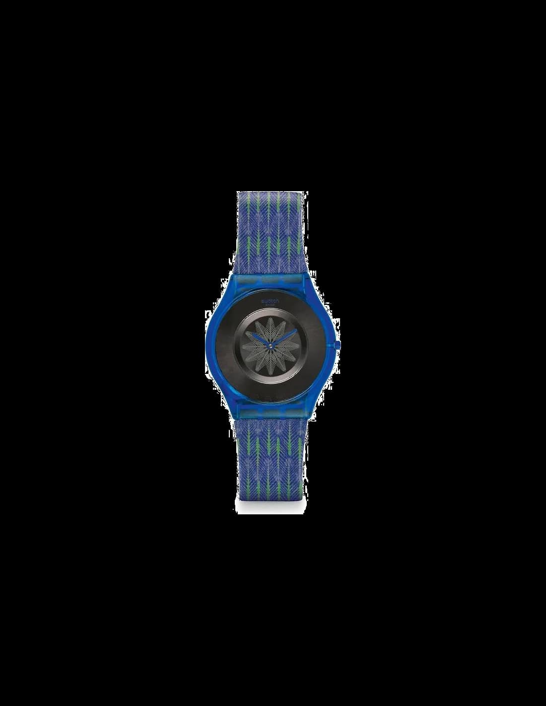 Montre Femme Swatch For the Love of Pattern SFS102 Bleu