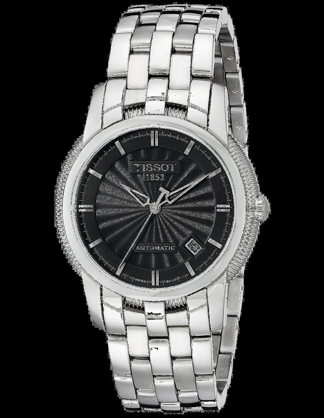 Tissot T97148351 Ballade III Black Dial and Stainless Steel Strap Watch