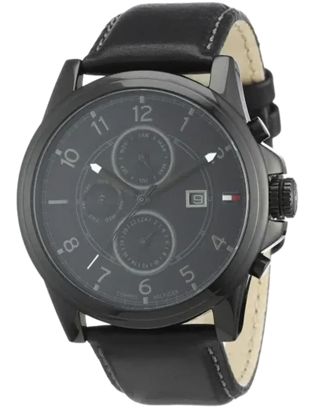 Montre Tommy Hilfiger 1710295 avec bracelet en cuir noir