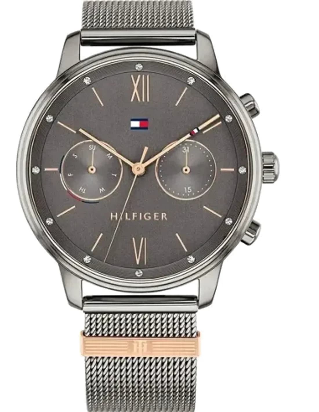 Montre Tommy Hilfiger Blake 1782304 anthracite maille milanaise