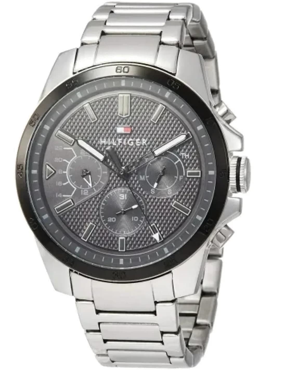 Montre Tommy Hilfiger 1791564 Decker Bracelet Silicone Bleu et Acier