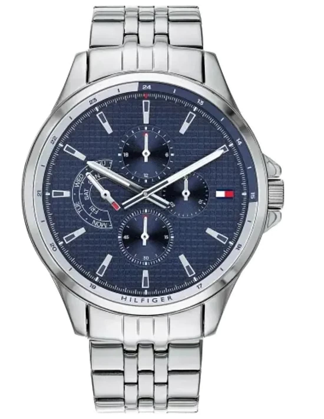 Tommy Hilfiger 1791612 Shawn Gold Steel and Blue Dial Watch