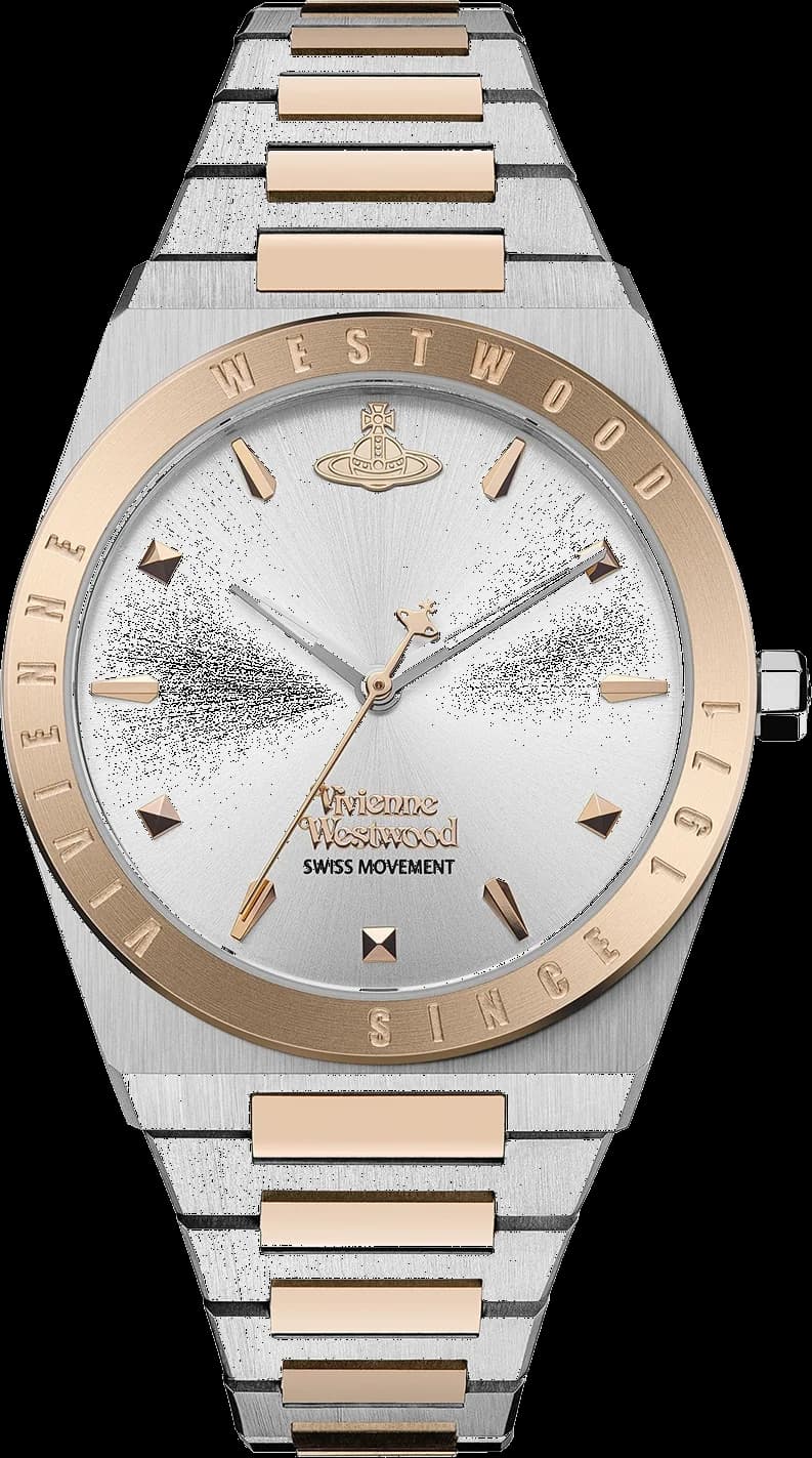 Montre Femme Vivienne Westwood Charterhouse VV244SLSR bracelet bicolore en acier cadran argenté