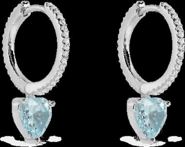 Boucles d'oreilles APM Moncaco en argent et oxyde de zirconium