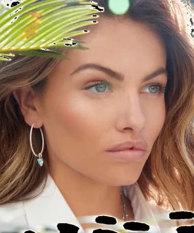 Boucles d'oreilles créoles APM MONACO en argent motif coeur