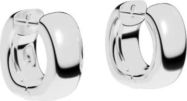 Boucles d'oreilles mini créoles APM Monaco en argent 925