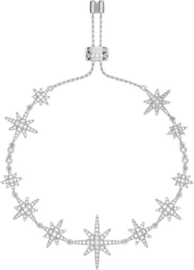 Bracelet APM Monaco ajustable multi-météorites en argent 925
