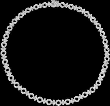 Collier APM Monaco ras-de-cou Météorites et Cercles en argent 925