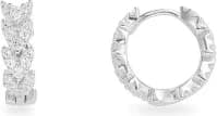 Petites boucles d'oreilles APM Monaco Épi en Anneaux en argent 925