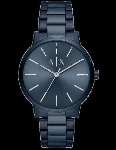 Montre Armani Exchange AX2702 en acier inoxydable bleu