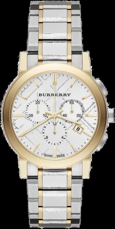 Burberry BU9751 The City Bicolour Silver and Gold Stainless Steel Watch